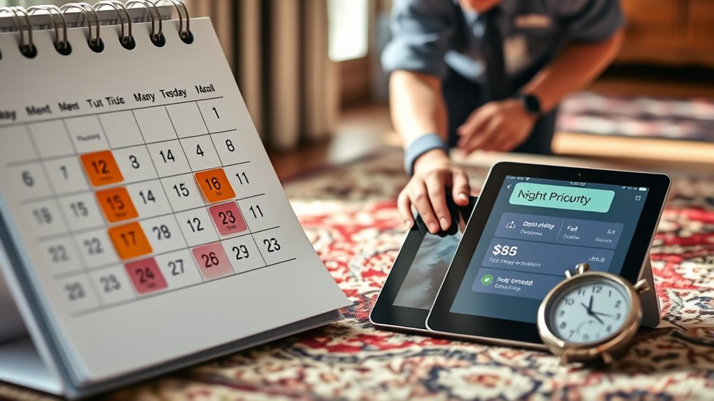 urgent and flexible scheduling