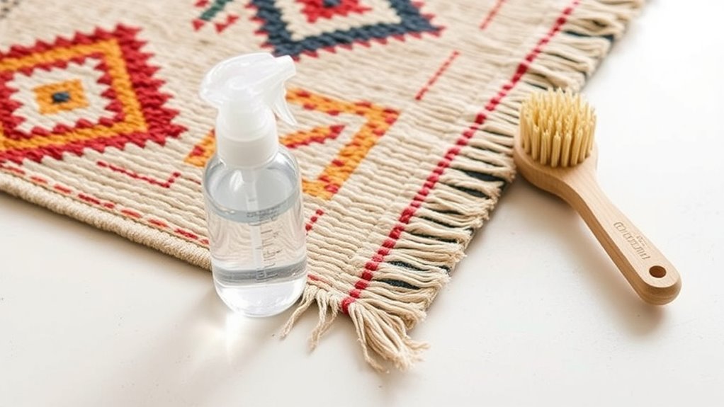 use gentle spray and comb