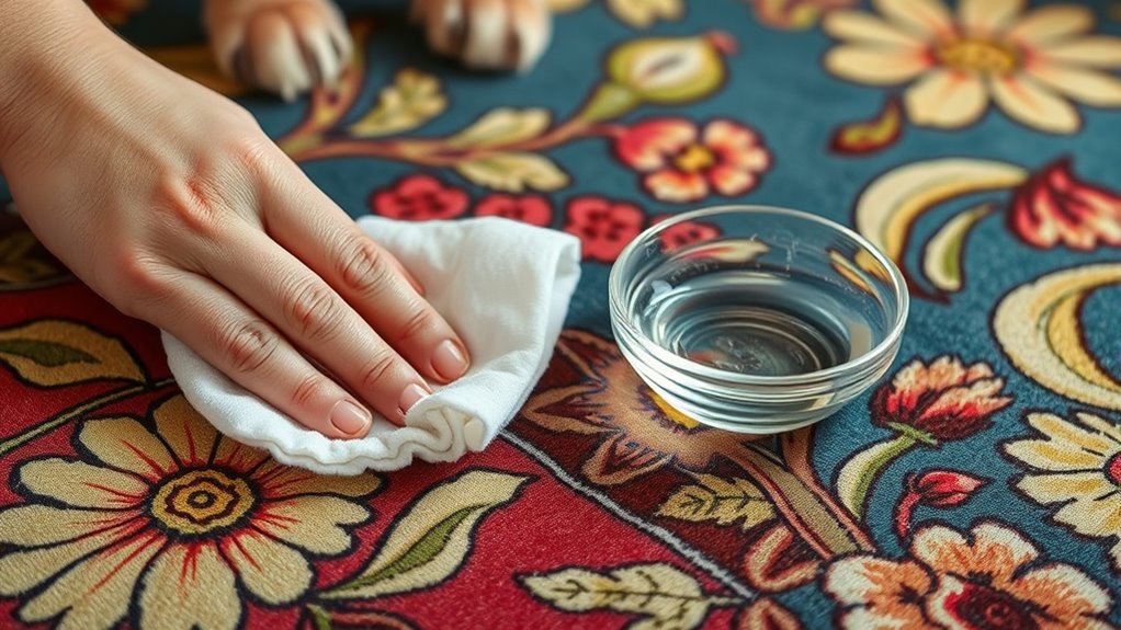 use mild diluted solution