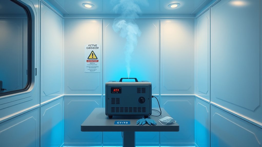 use protective gear and ventilation