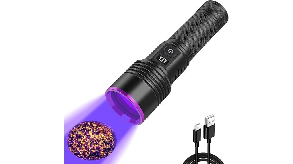 uv black light flashlight