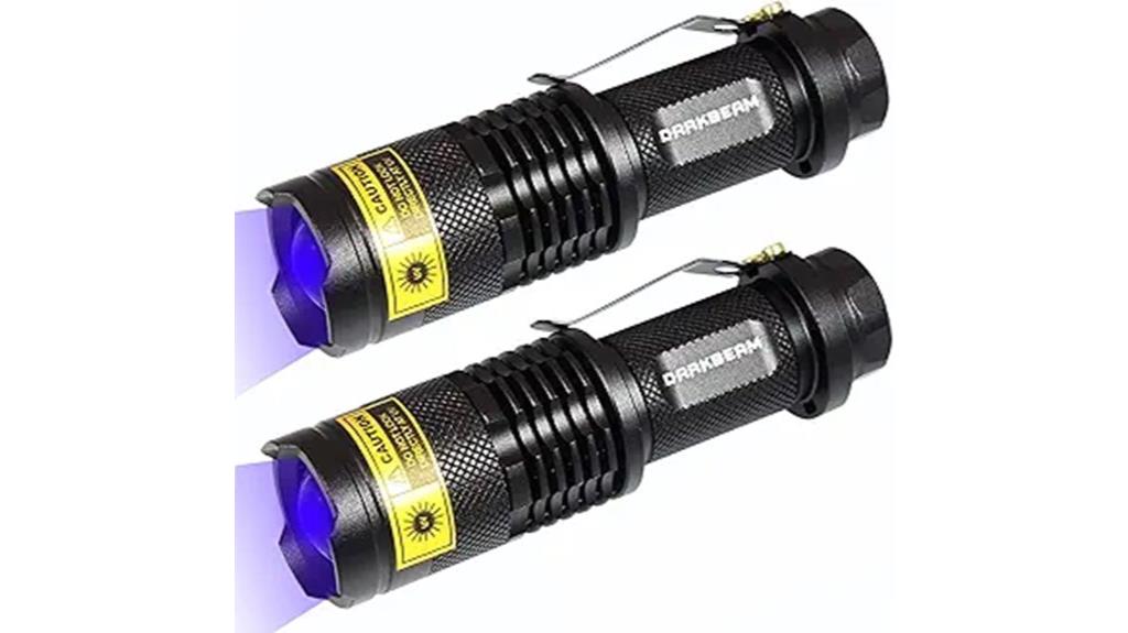 uv flashlight 2 pack bundle