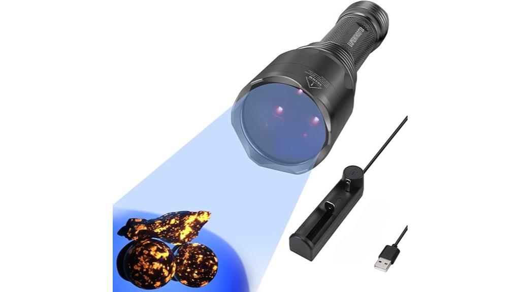 uv flashlight with leds