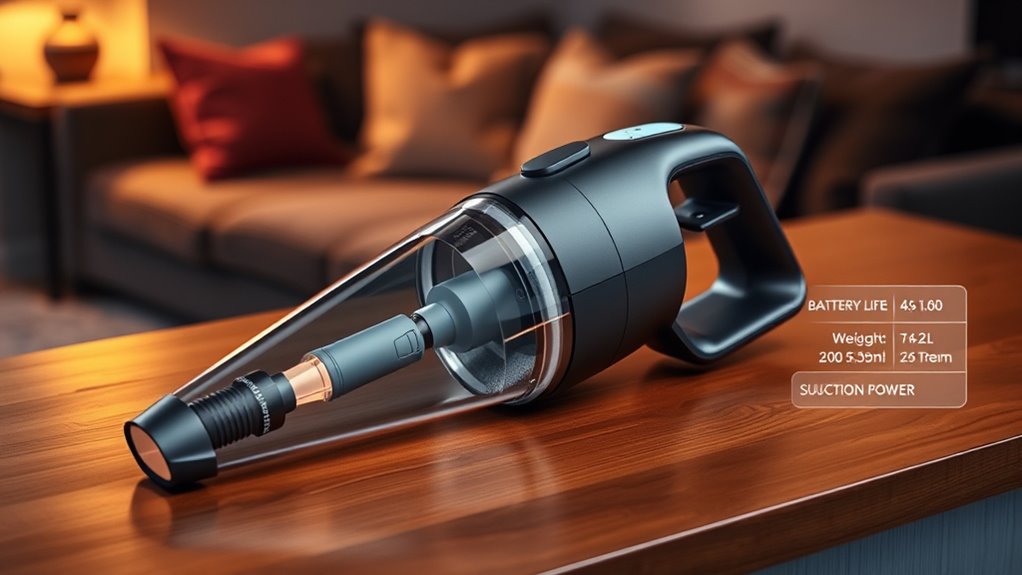 vacuum features and specs