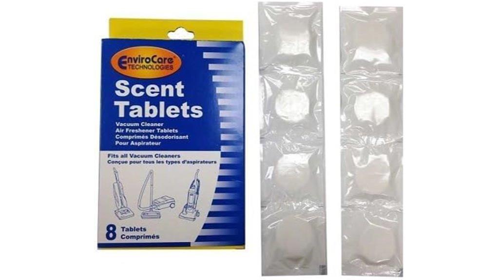 vacuum freshening scent tablets