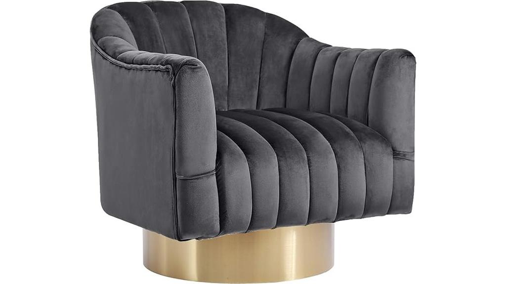 velvet accent chair
