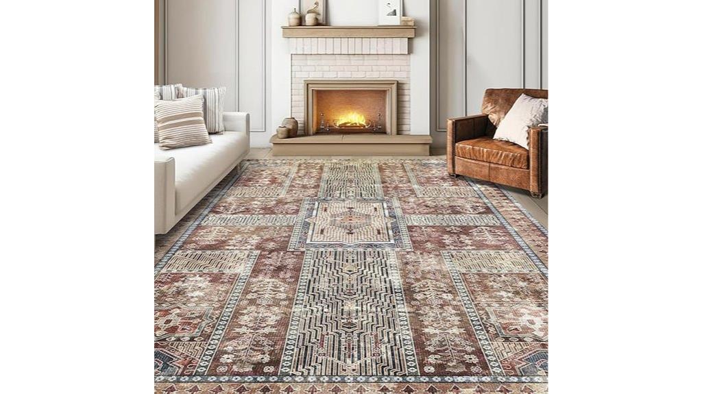 vintage 9x12 washable rug