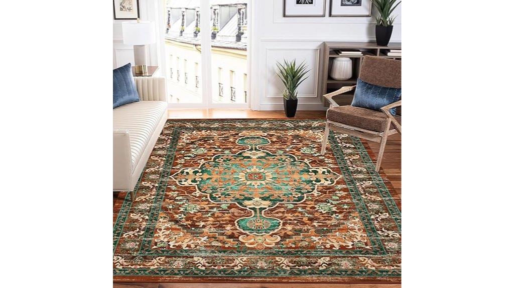 vintage boho rug 5x7