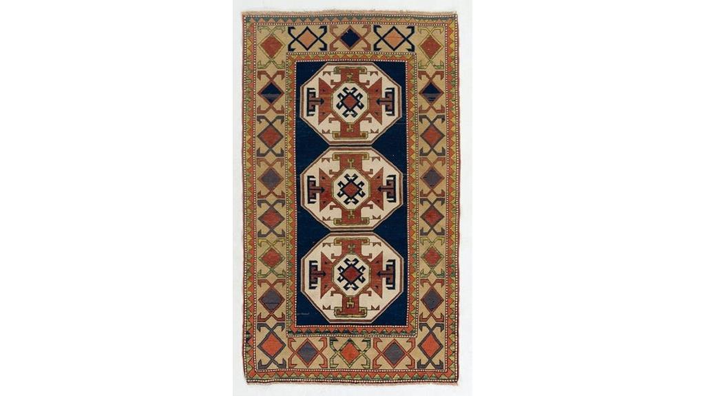 vintage caucasian kazak rug