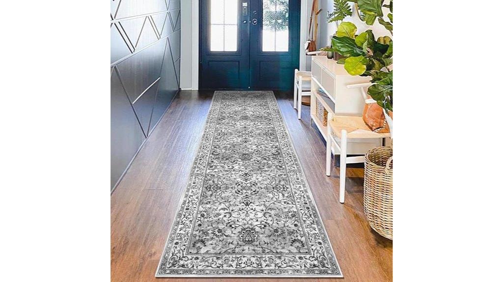 vintage floral hallway runner