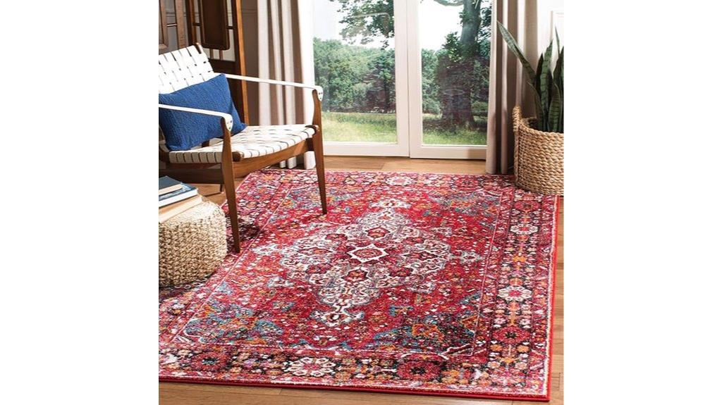 vintage hamadan accent rug