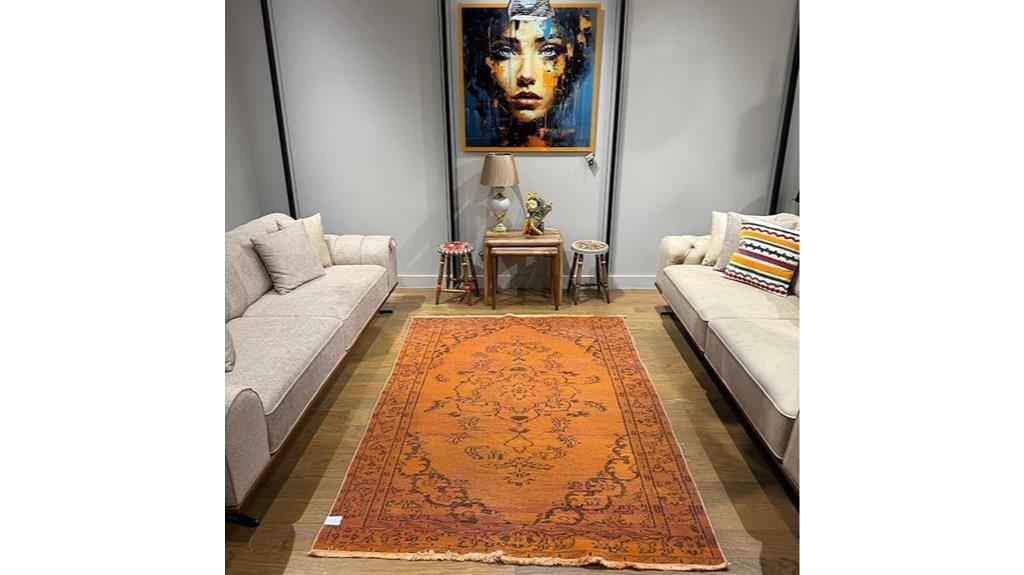 vintage handmade turkish rug