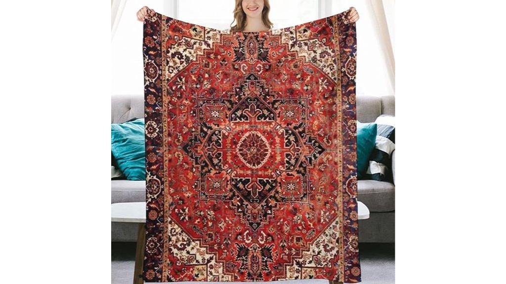 vintage persian boho blanket
