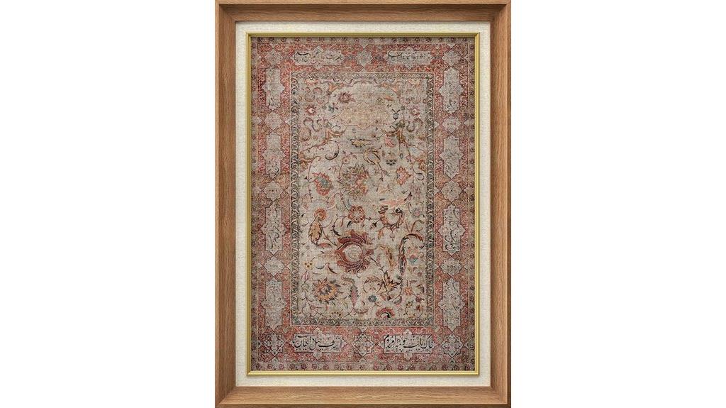 vintage persian carpet art