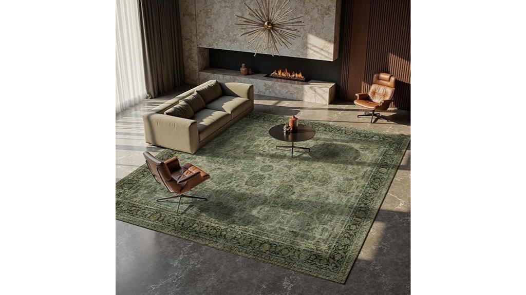 vintage persian style rug