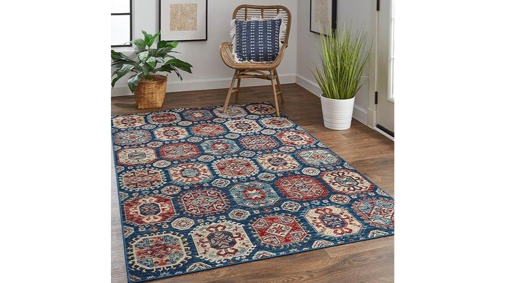 vintage tribal kazak rug