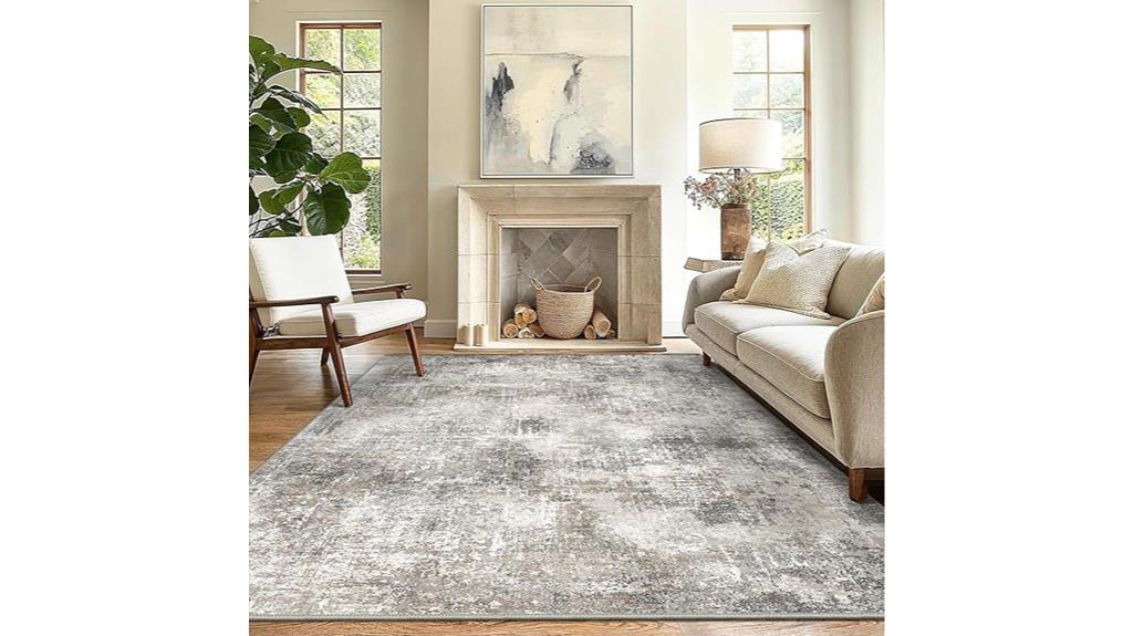 washable 5x7 non slip rug