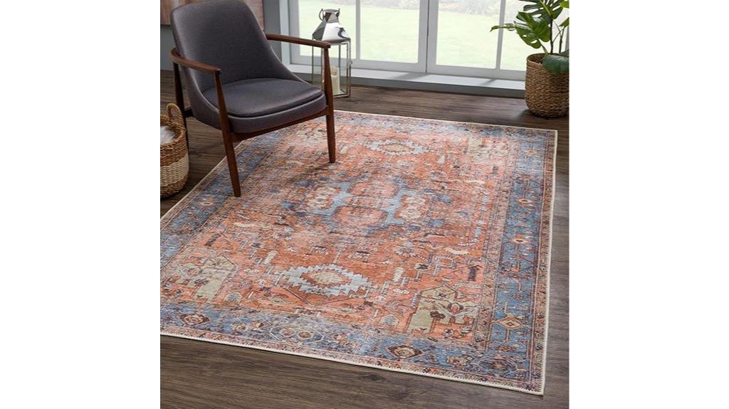 washable 6x9 bloom rug