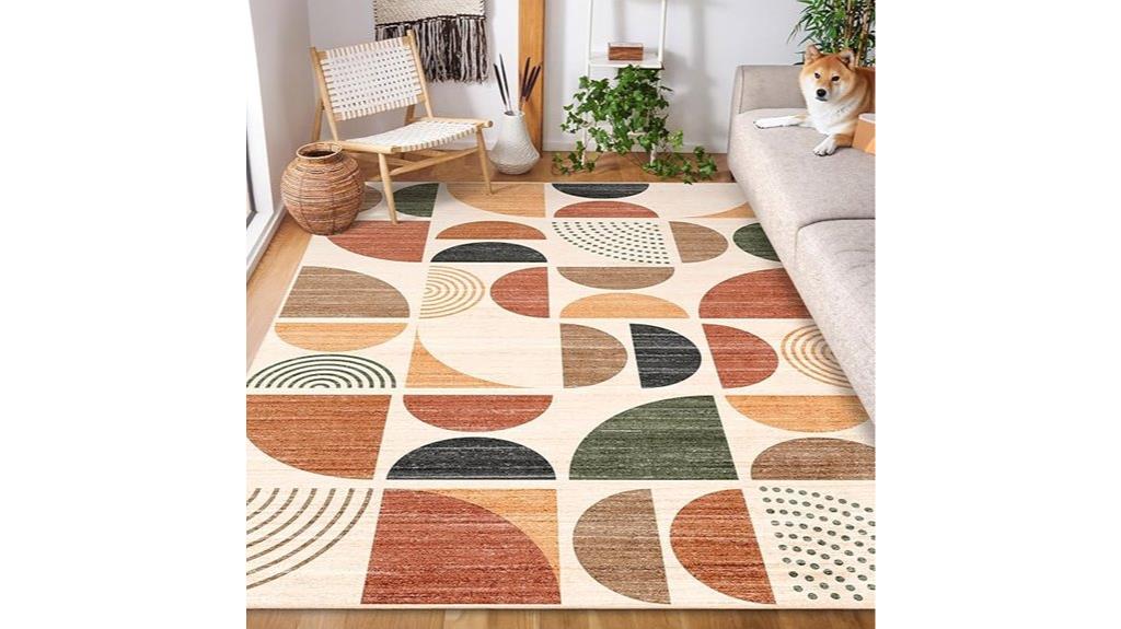washable boho area rugs