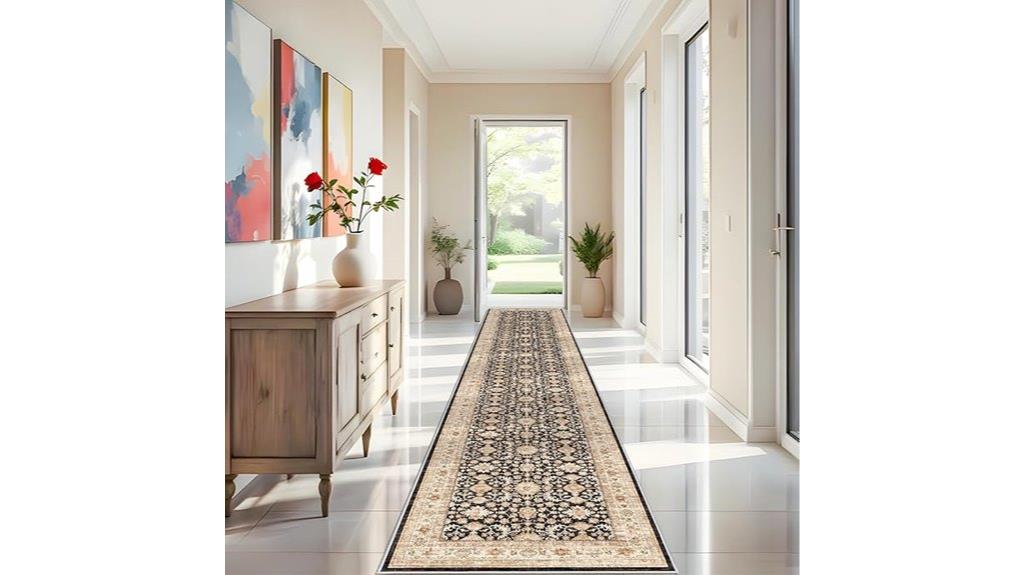 washable hallway rug
