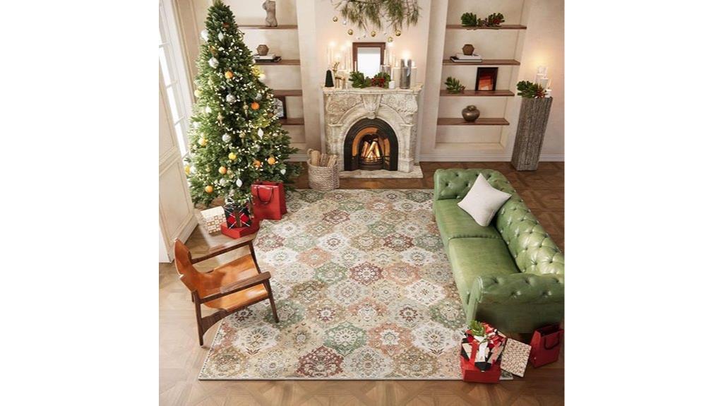 washable non slip bedroom rug