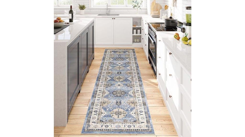 washable non slip kitchen rug