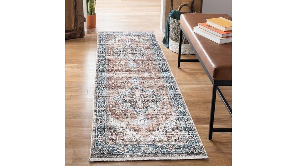 washable non slip runner