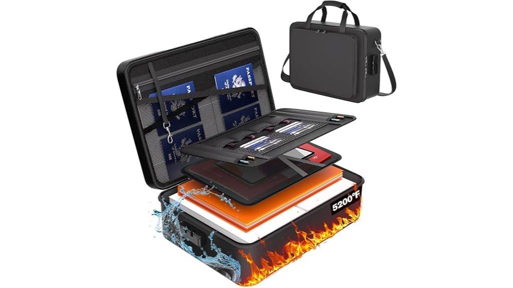 waterproof fireproof document box
