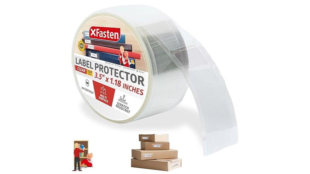 waterproof label protectors pack