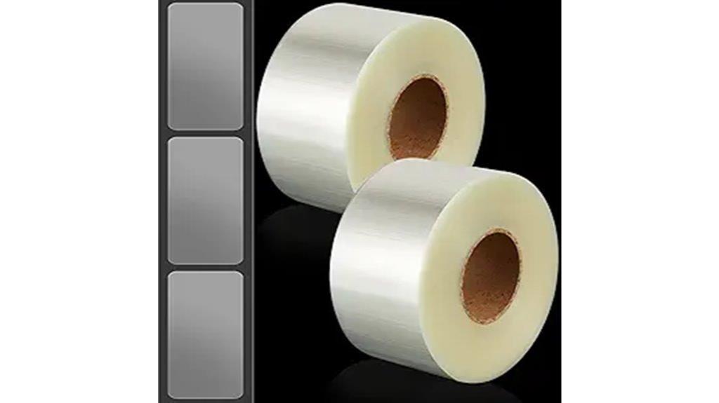 waterproof label protectors rolls