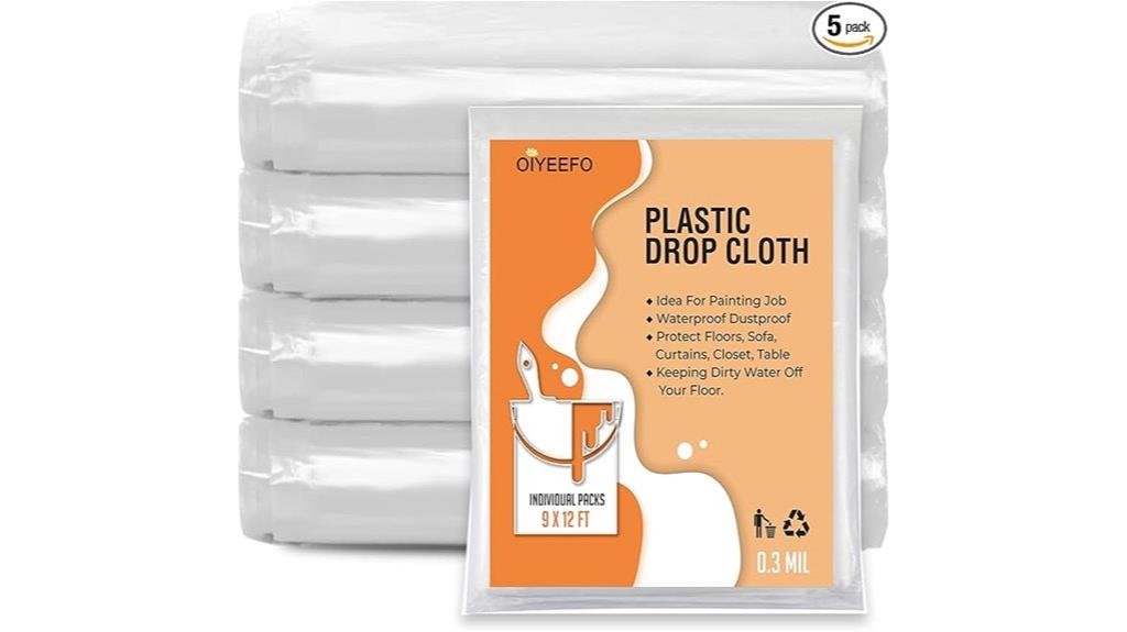 waterproof plastic drop cloths