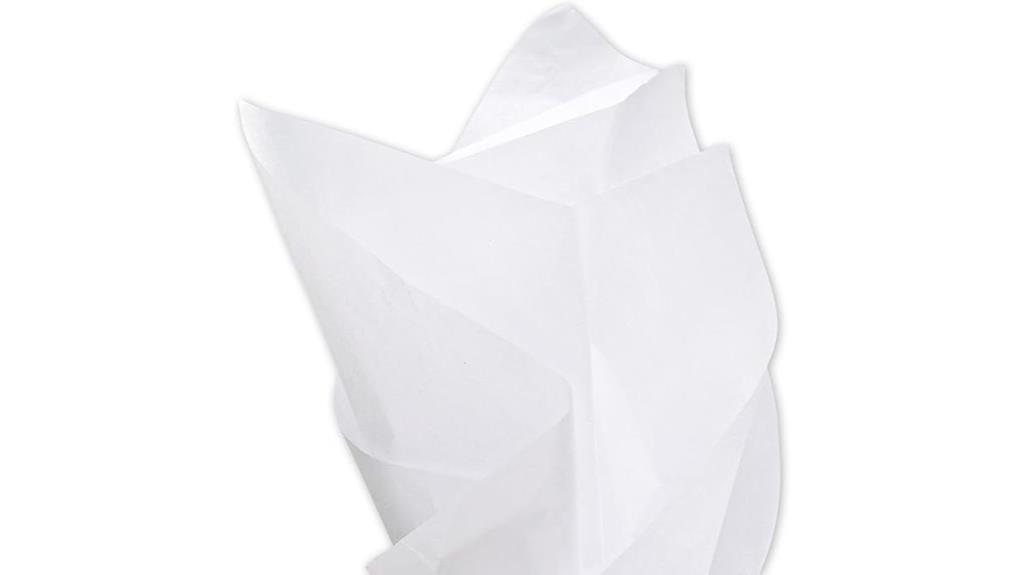 white tissue paper pack