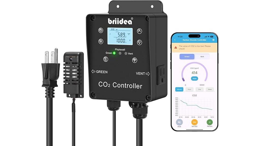 wi fi co2 grow controller
