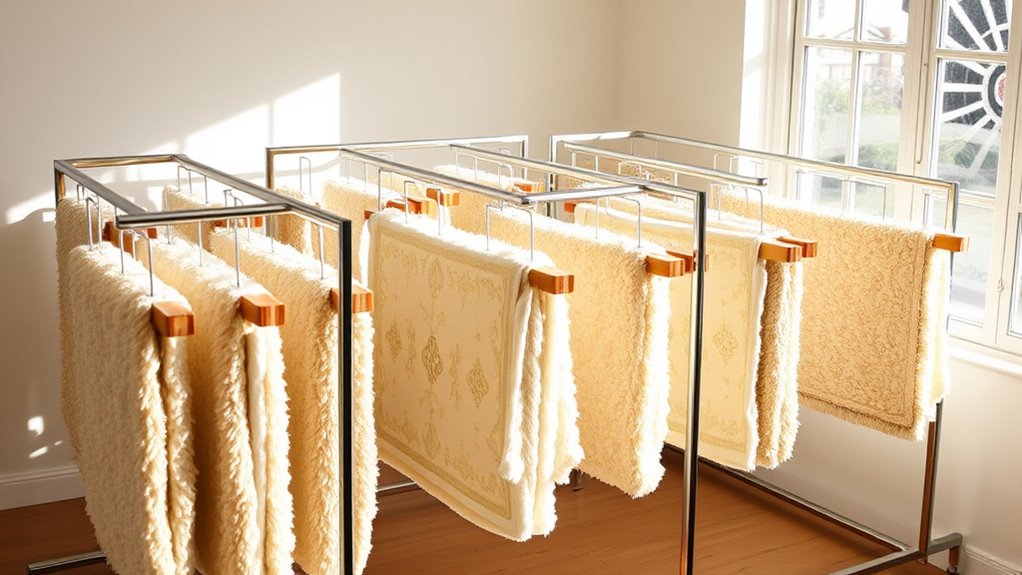 wool rug drying solutions