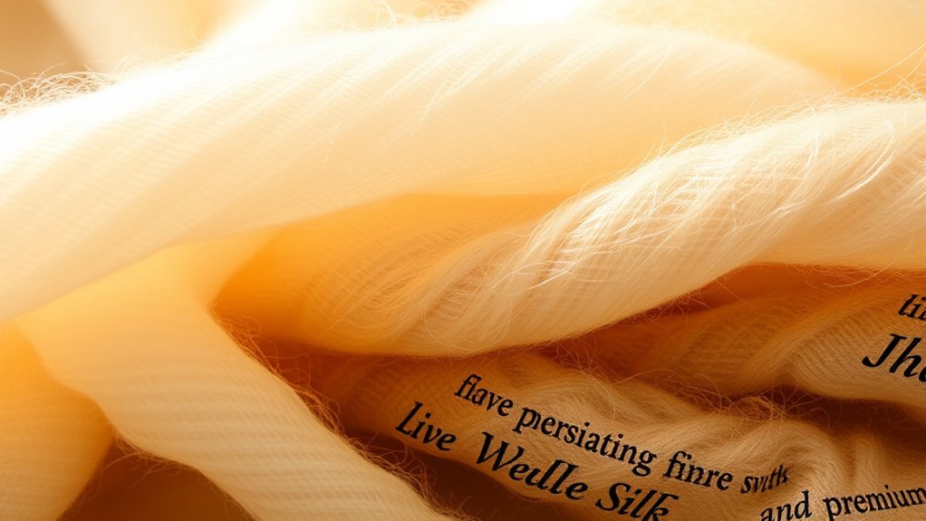 wool silk blend composition