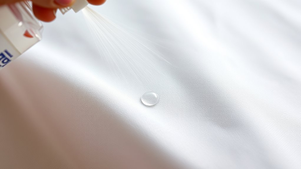 apply fabric stain protection