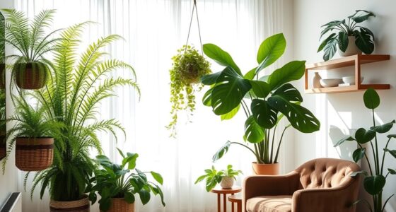 decorative greenery integration