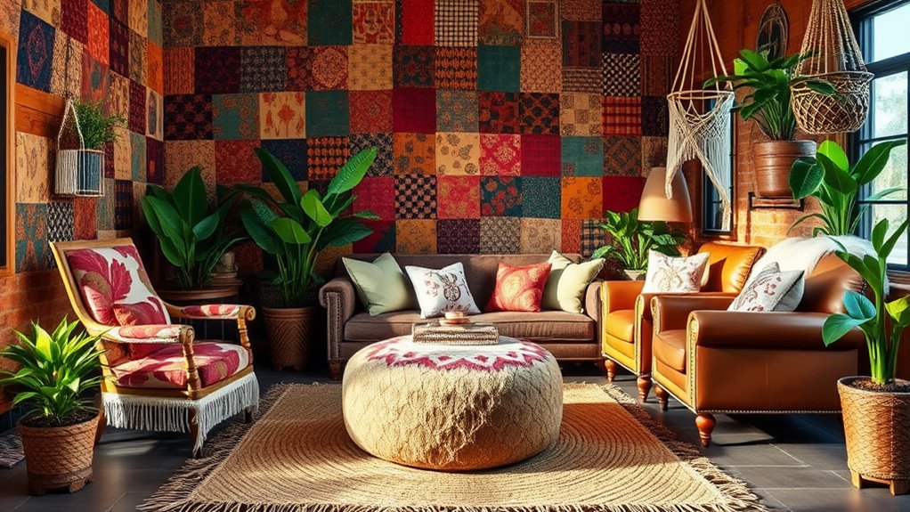 eclectic vintage natural textures