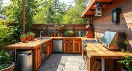 eco friendly outdoor kitchen materials