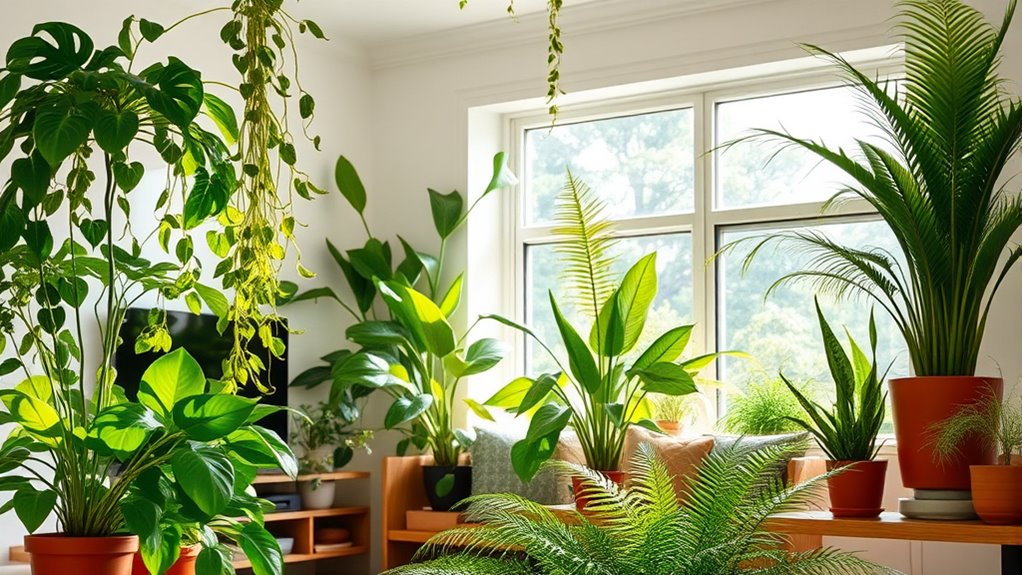 indoor plants improve air quality