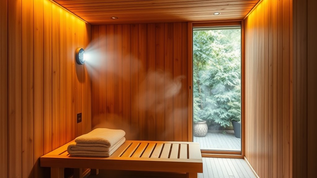 infrared aromatherapy wellness space
