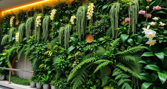 luxury green indoor walls