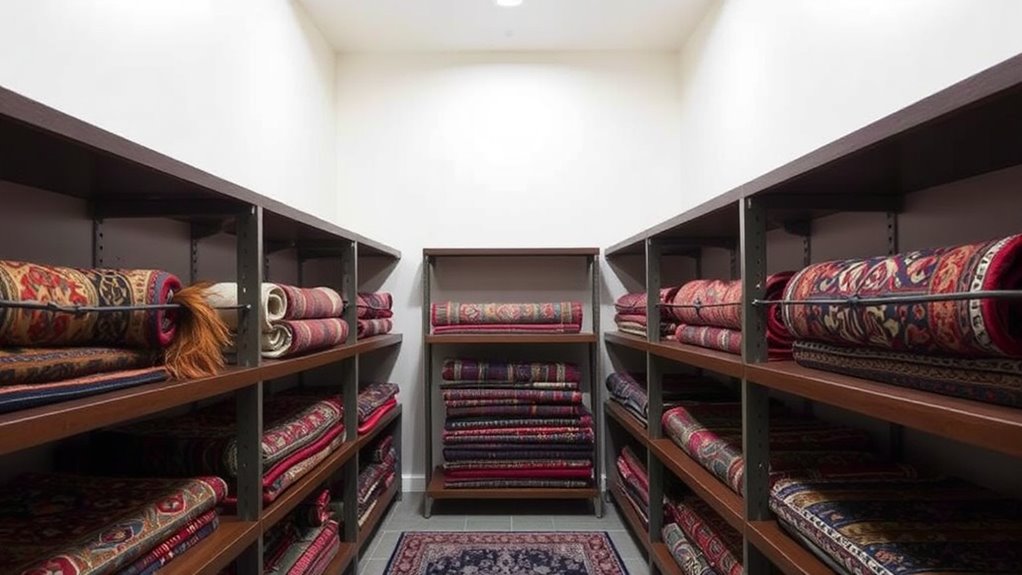 optimal rug storage conditions