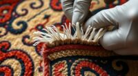 protect and repair rug fringes