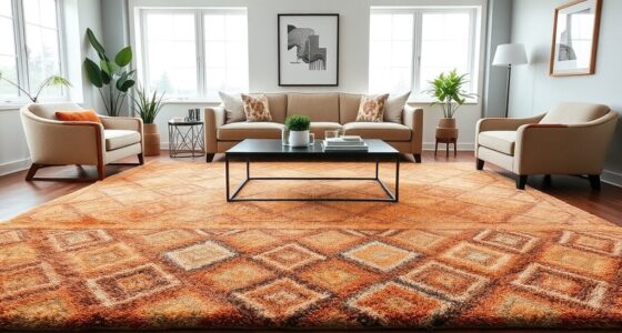 rug size placement style