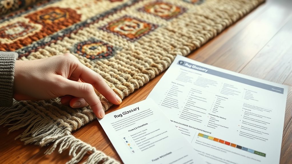 rug terms for beginners