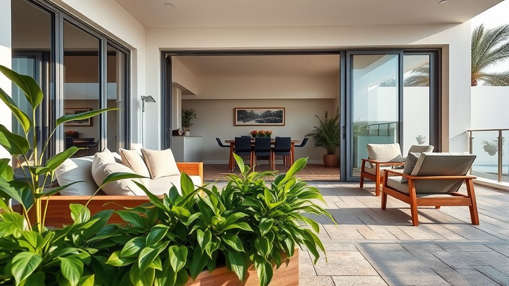 seamless indoor outdoor transition design