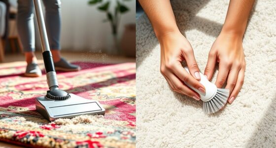 vacuuming versus deep cleaning