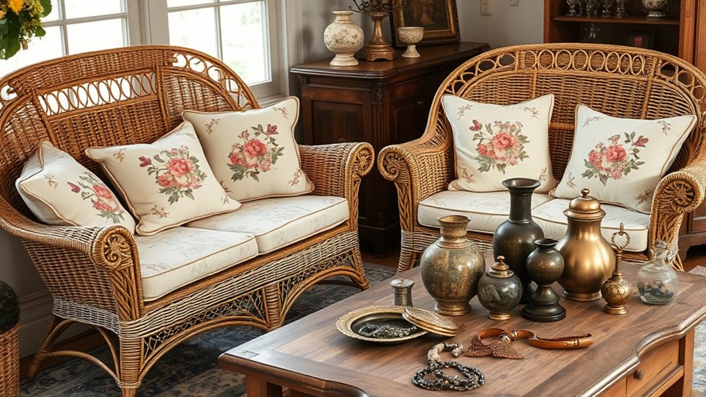 victorian wicker vintage trends