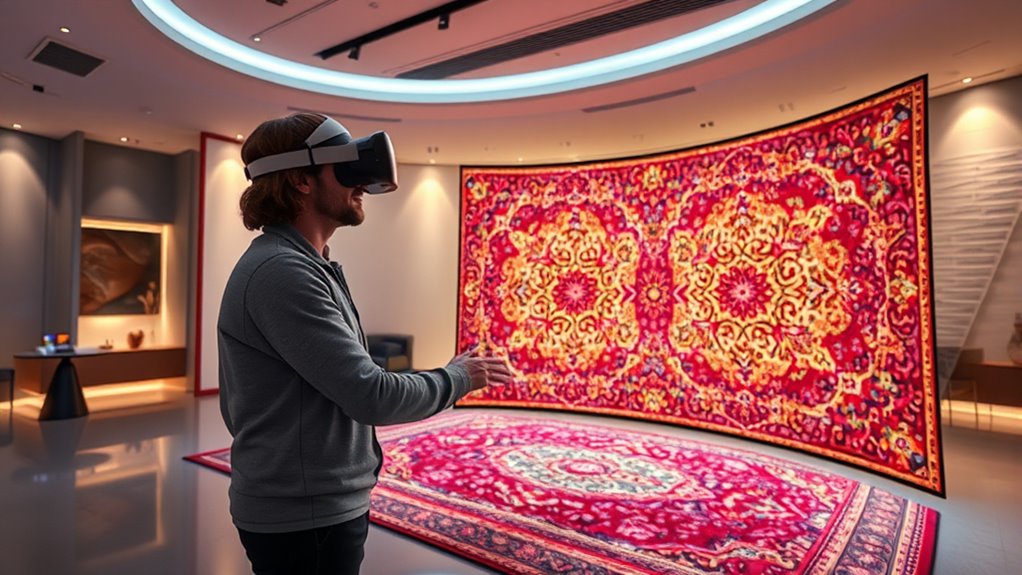 virtual rug showroom experience